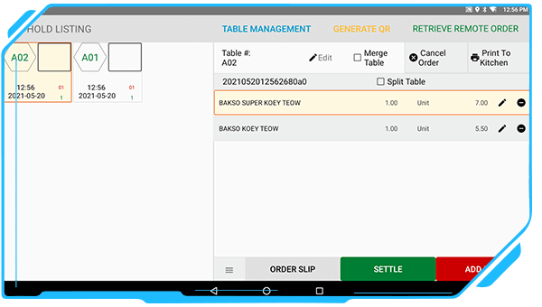 android pos kitchen printer